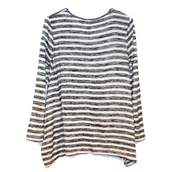 ANA Striped Long Sleeve Shirt, Size M - Picture 2 of 3